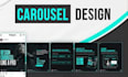 create scroll stopping social media carousel post design, ig and linkedin post