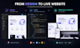 develop a responsive website using HTML, CSS, and javascript