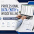accurate data entry and professional invoice billings