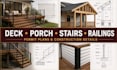 create deck plans framing plans details and permit drawings
