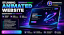 build a stunning animated website with smooth UI