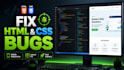 fix HTML CSS bugs