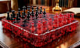 create a custom handmade epoxy resin chess set