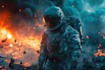 sci fi character illustration or sci fi character