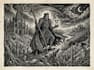 create dark art, metal, gothic illustration