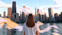 3d and 2d motion graphics lyric video