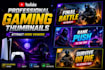 creative and clickable gaming thumbnails