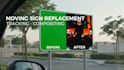 replace screens and signs with motion tracking