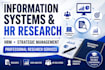 do information systems, human resources, hrm and strategic management research