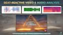 create audio reactive beat synced music visualizer videos for your song
