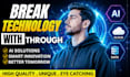 design professional ai and technology youtube thumbnails