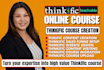 thinkific course creation thinkific course content writing course upload lesson