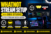 do whatnot live stream setup with obs studio and fix stream deck audio