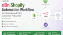 do n8n shopify automation workflow for abandon cart customer follow up