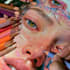 draw beautiful color pencil portrait
