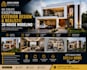 create realistic 3d house modeling, exterior rendering and architectural design