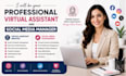 be your professional virtual assistant and social media manager for 24hrs