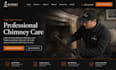 design wix chimney sweep website squarespace chimney inspection website
