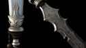 convert high to low poly model, modular game weapon,3d warrior spear, ue5 assets