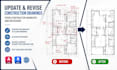 update and revise construction drawings from contractor markups and revisions