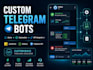 build a custom telegram bot and automation system