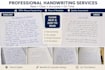 do accurate handwritten notes and document copy typing