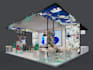 design a professional 3d exhibition stand for your trade show