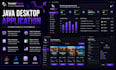 develop a javafx desktop application with a modern gui