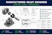 create 2d mechanical cad drawings and technical drawings