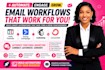 automate clickfunnels activecampaign mailchimp convertkit email workflows