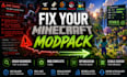 fix minecraft modpack crash and lag, setup cobblemon palworld neoforge server