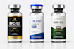 design peptide label and vial label design