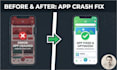 do app crash fix for android and flutter apps