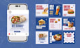 design food posters and restaurant social media posts