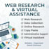 do data entry, copy paste and web research