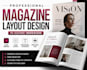 design magazines and editorial layouts in adobe indesign