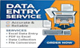 professional data entry and excel services