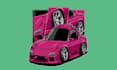 turn your car photo into chibi manualy