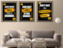 design aesthetic motivational quote wall art