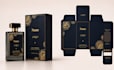 design luxury perfume box, fragrance packaging, and bottle label using adobe