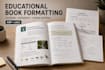typeset educational textbook workbook and course material, lulu, KDP formatting