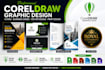 design a professional business card in coreldraw