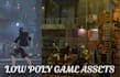 create ps1 ps2 low poly game assets 3d props and game ready models for unity