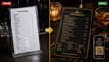 design bar menu, cocktail menu and drinks menu in editable canva