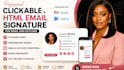 do clickable HTML signature for gmail and outlook