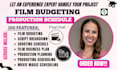 create film budget, script breakdown and scheduling using movie magic or excel