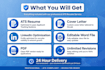 create professional ats resume cv and cover letter design