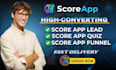 create self evaluation scorecard quiz funnel using score app