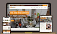pest control website fumigation website  cleaning website pest control lead hvac