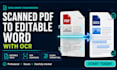 convert scanned PDF to editable word with ocr